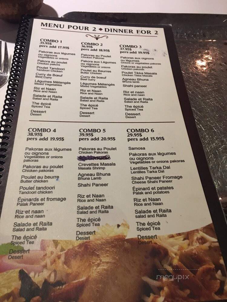 Zykaa - Montreal, QC menu_pic
