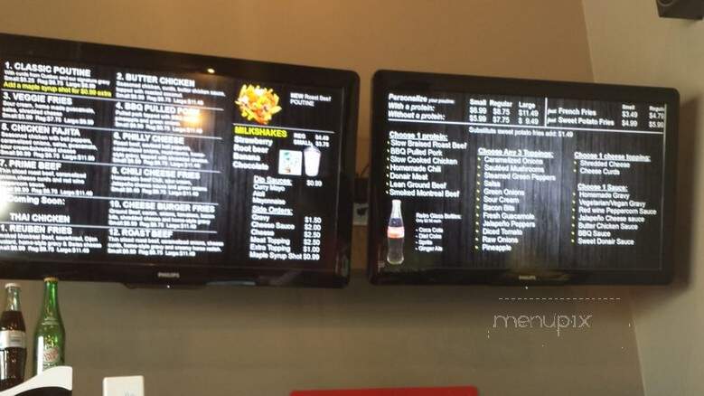 MyFries - Edmonton, AB menu_pic
