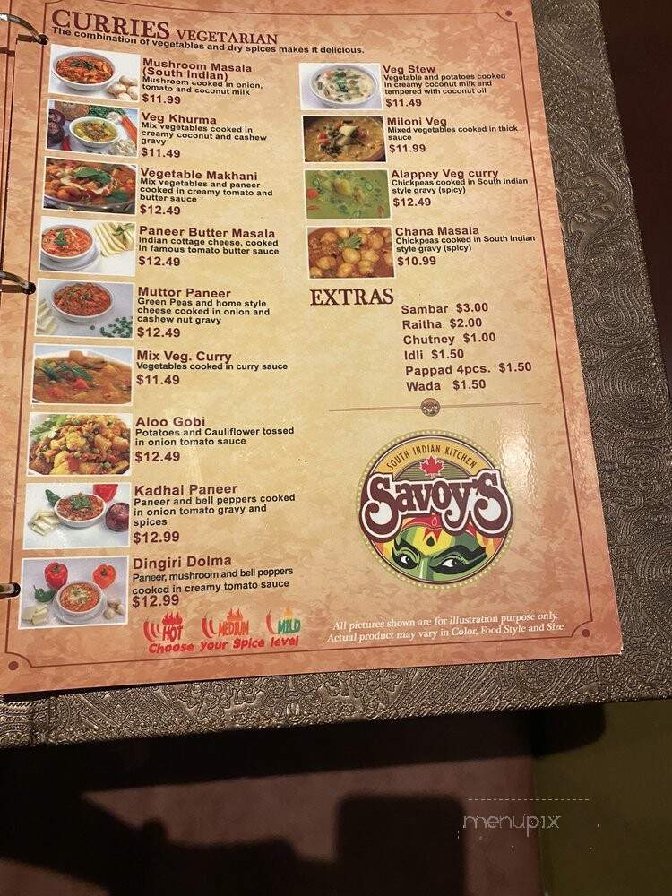 Savoy's South Indian Kitchen Savoy - Edmonton, AB