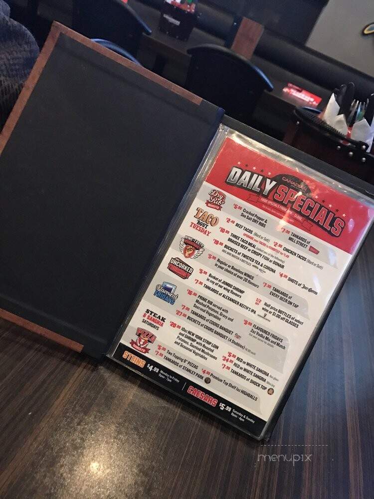 The Canadian Brewhouse - Fort McMurray, AB menu_pic