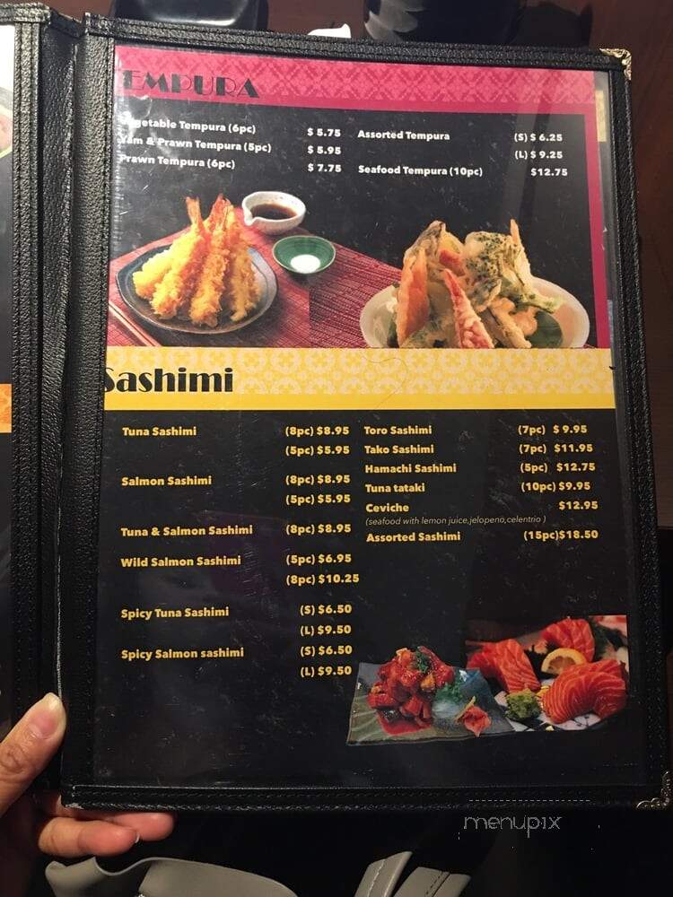 Y Sushi - Burnaby, BC menu_pic