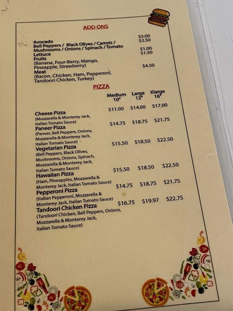 Kids Play Cafe - Surrey, BC menu_pic