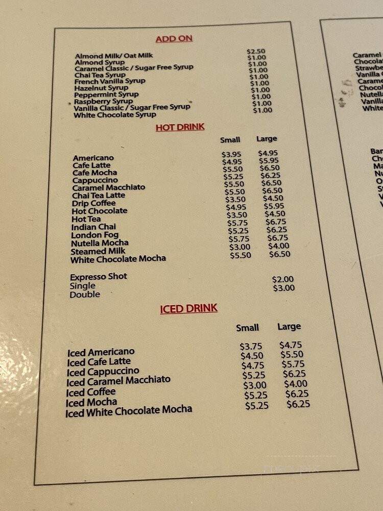 Kids Play Cafe - Surrey, BC menu_pic