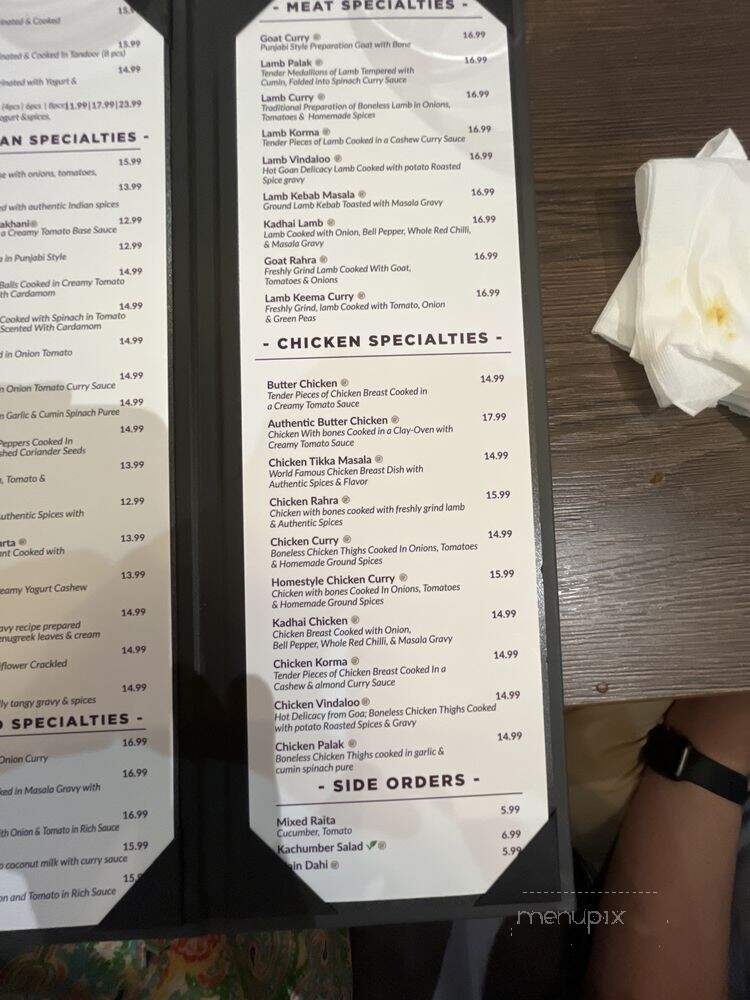 Chefs Kebab - Surrey, BC menu_pic