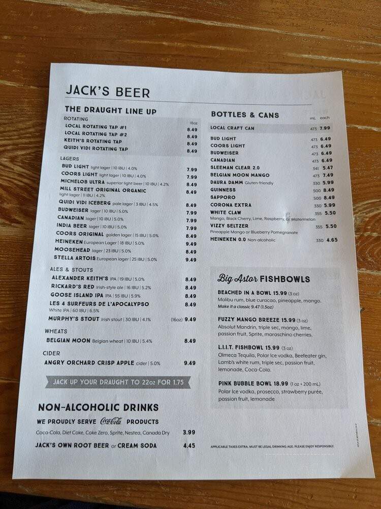 Jack Astor's Bar & Grill - St. John's, NL