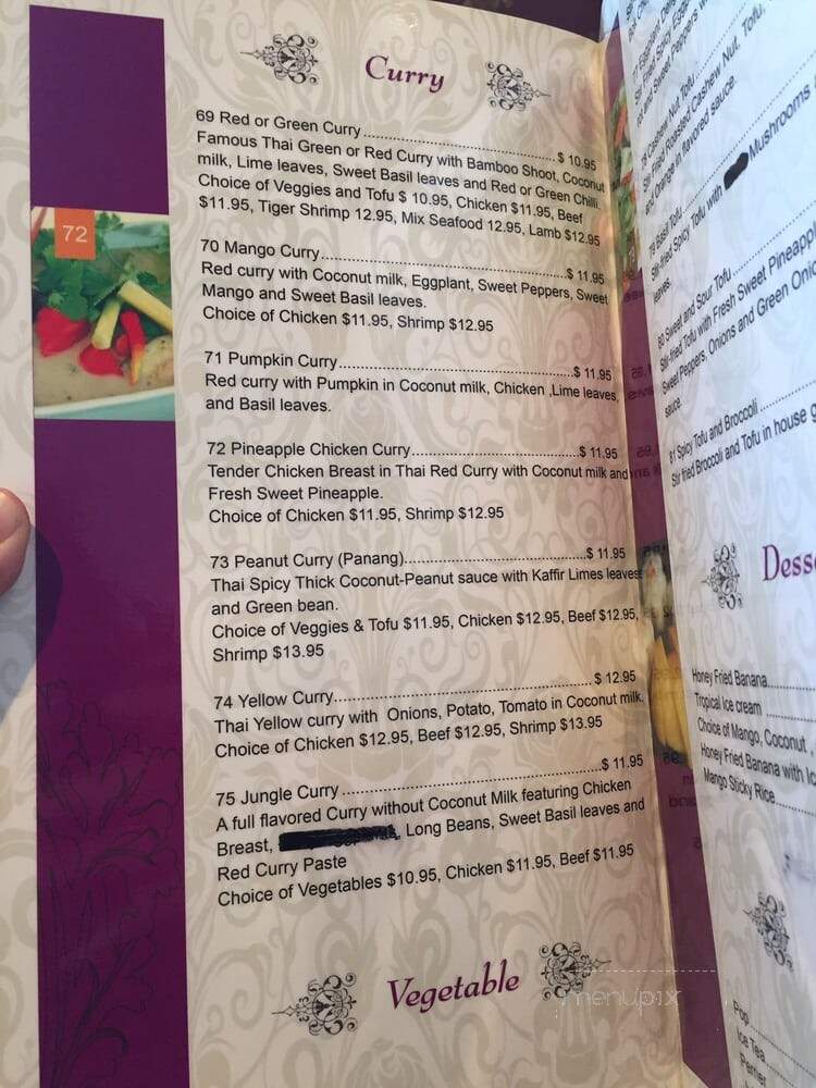 Grimsby Thai Restaurant - Grimsby, ON menu_pic