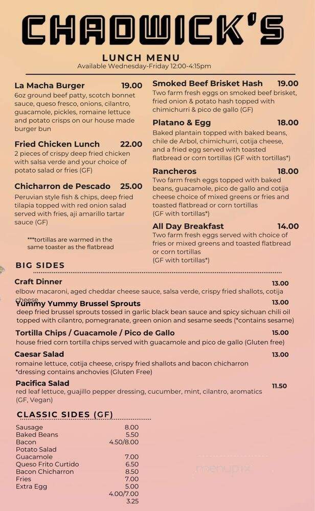 Chadwick's - Toronto, ON
