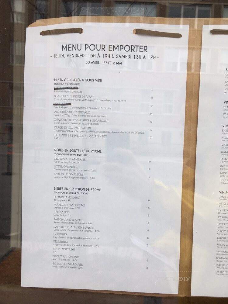 Isle de Garde - Montreal, QC menu_pic