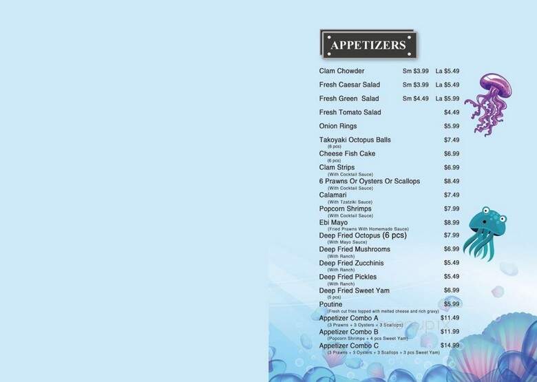 Austin Fish & Chips - Chilliwack, BC menu_pic