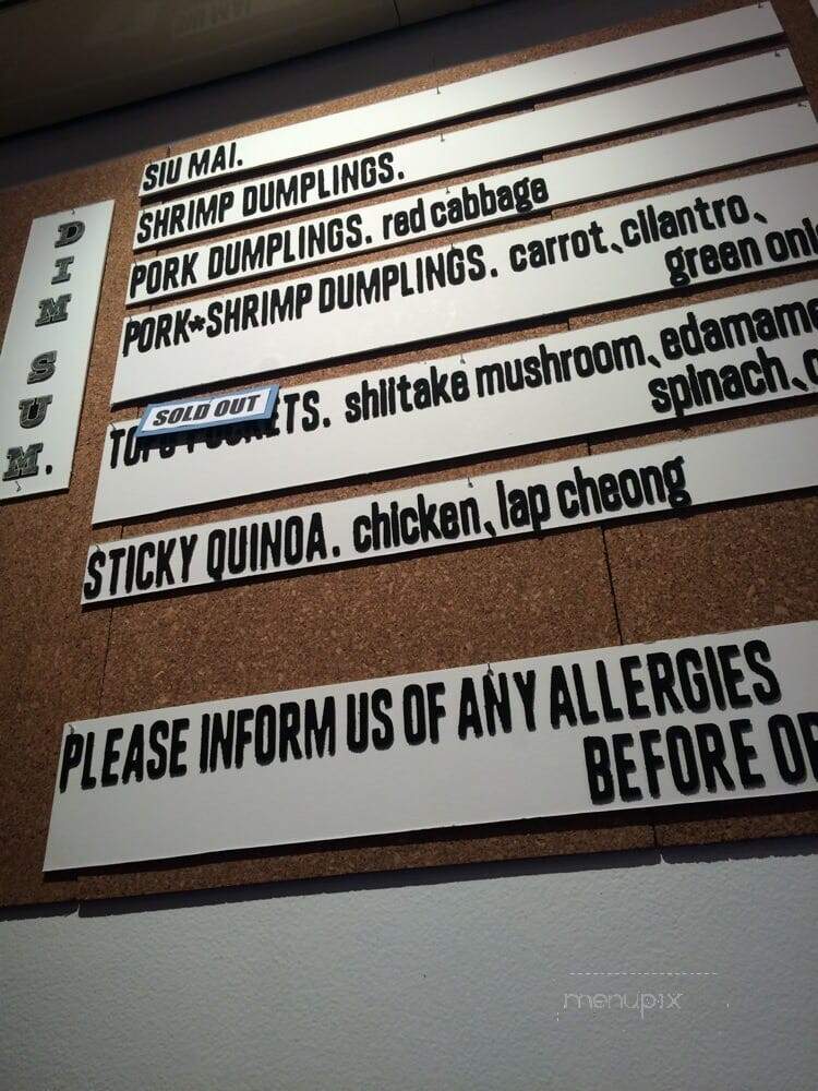 Mean Bao - Toronto, ON menu_pic