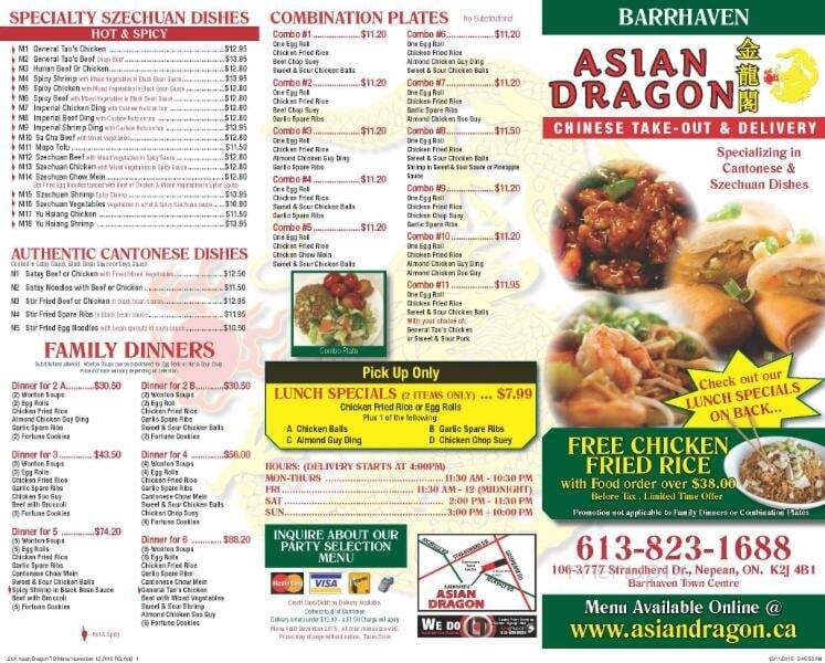 Barrhaven Asian Dragon - Nepean, ON