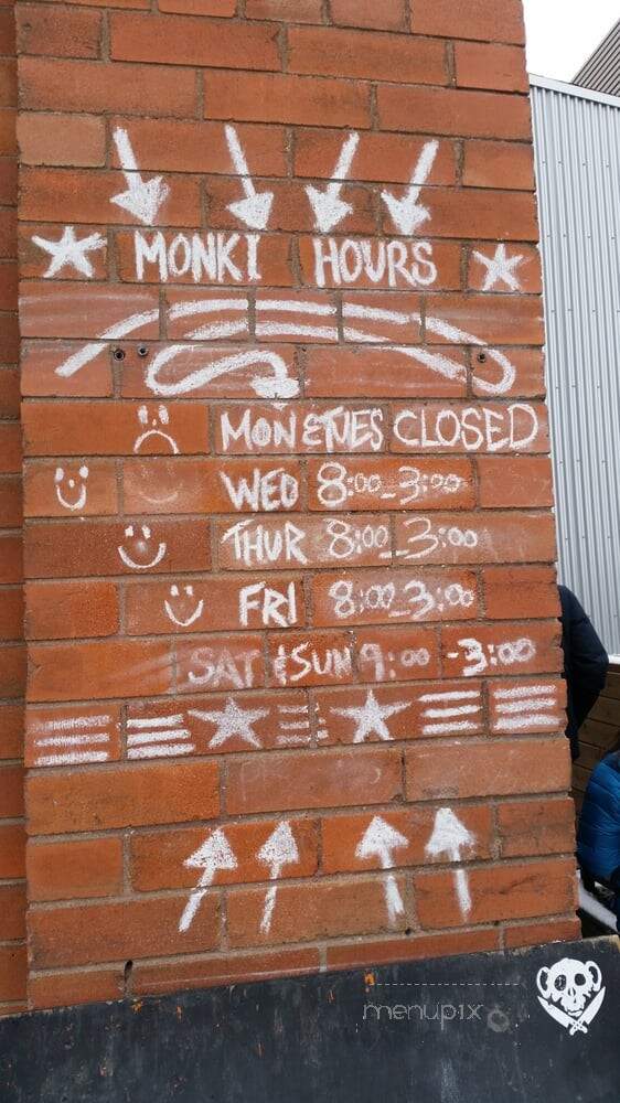 Monki Breakfast Club & Bistro - Calgary, AB menu_pic