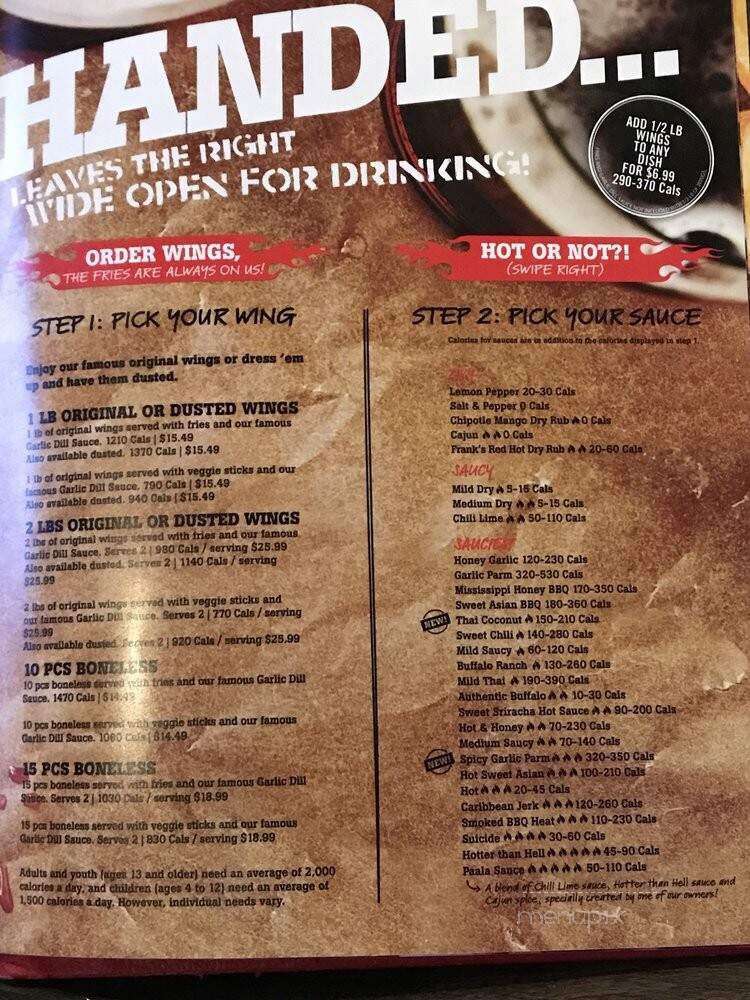 St. Louis Bar & Grill - Mississauga, ON menu_pic