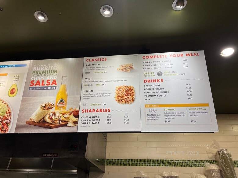 Mucho Buritto - Langley, BC menu_pic