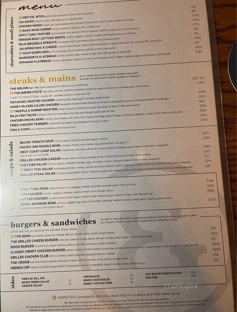 State & Main Kitchen and Bar - Edmonton, AB