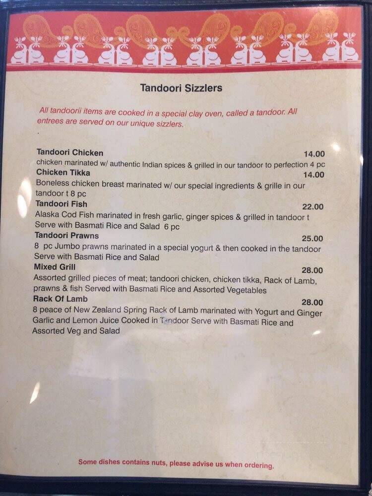 Pawan's Indian Kitchen - North Vancouver, BC menu_pic