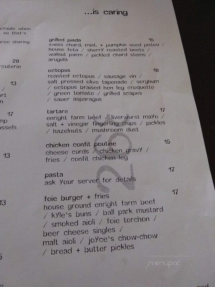 Two Six Ate - Ottawa, ON menu_pic