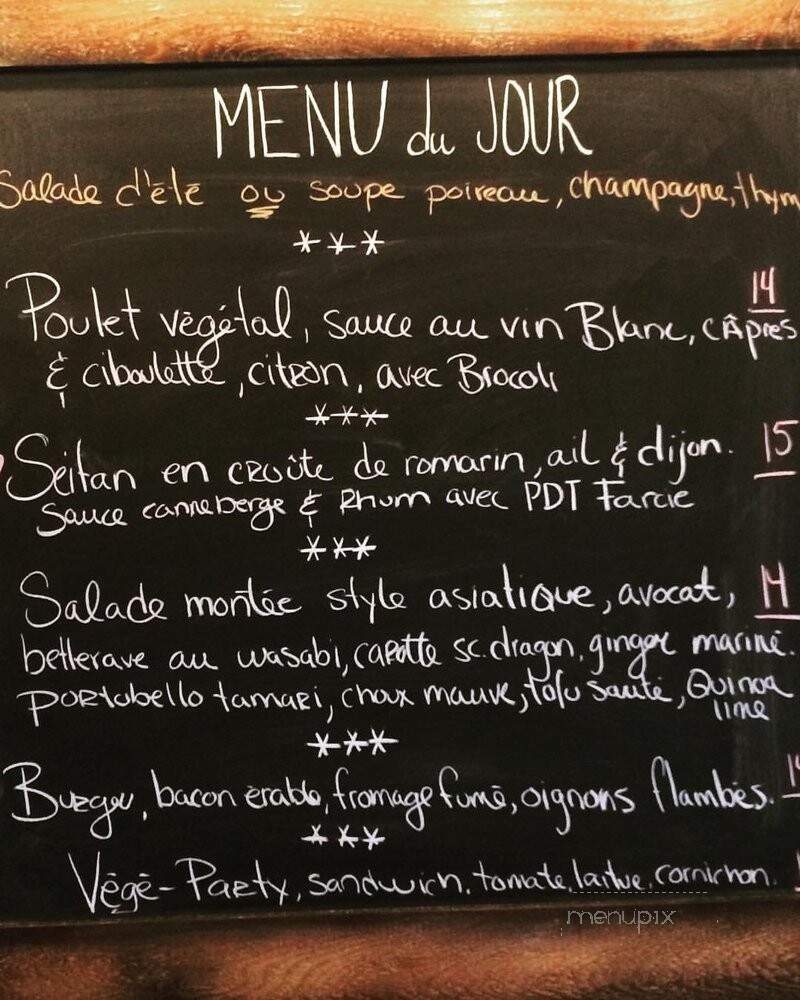 Antidote - Montreal, QC menu_pic