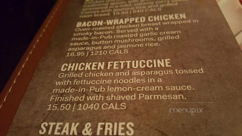 Fionn MacCool's Irish Pub - Clarkson, ON menu_pic
