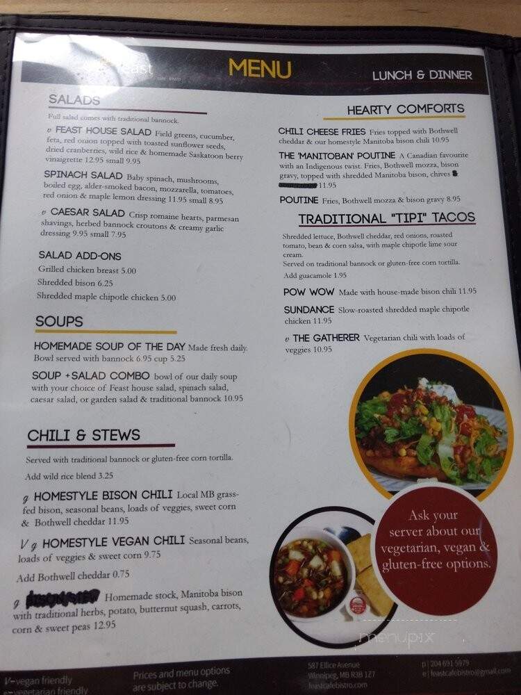Feast Cafe Bistro - Winnipeg, MB