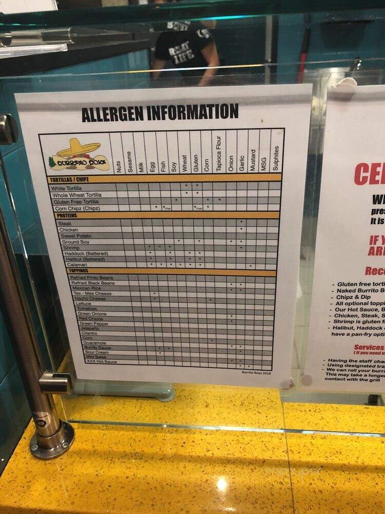 Burrito Boyz - Hamilton, ON menu_pic