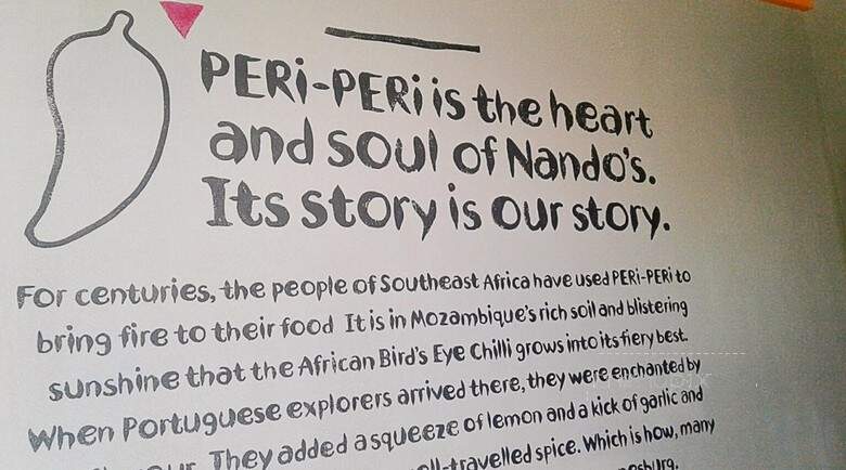 Nando's Flame Grilled Chicken - Calgary, AB menu_pic