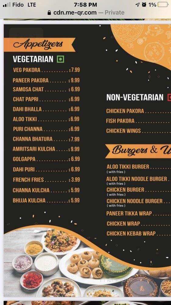 Punjabi Tadka - Brampton, ON menu_pic
