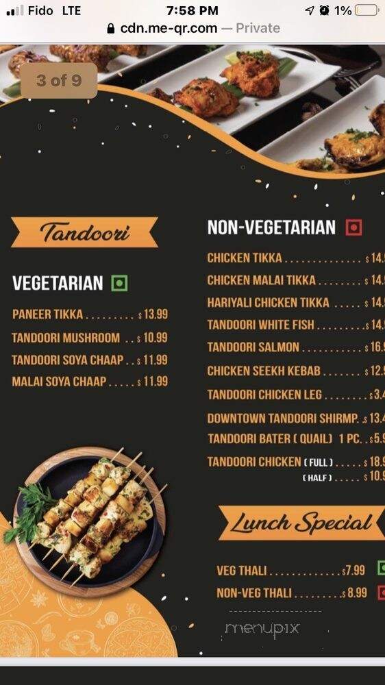 Punjabi Tadka - Brampton, ON menu_pic