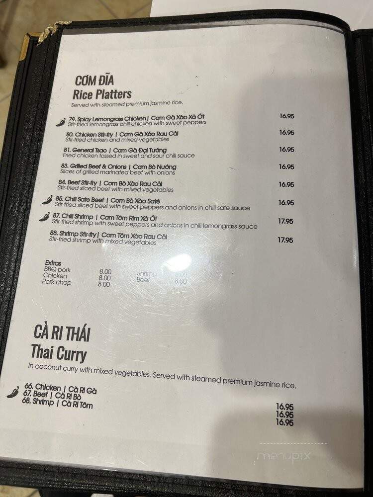 Pho Ha Noi 54 - Mississauga, ON menu_pic