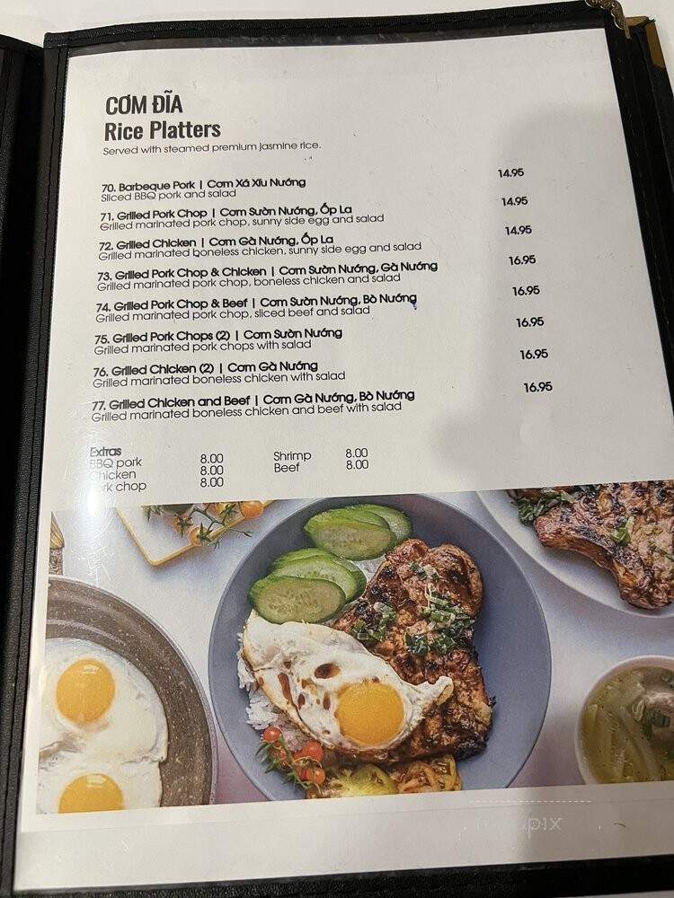 Pho Ha Noi 54 - Mississauga, ON menu_pic