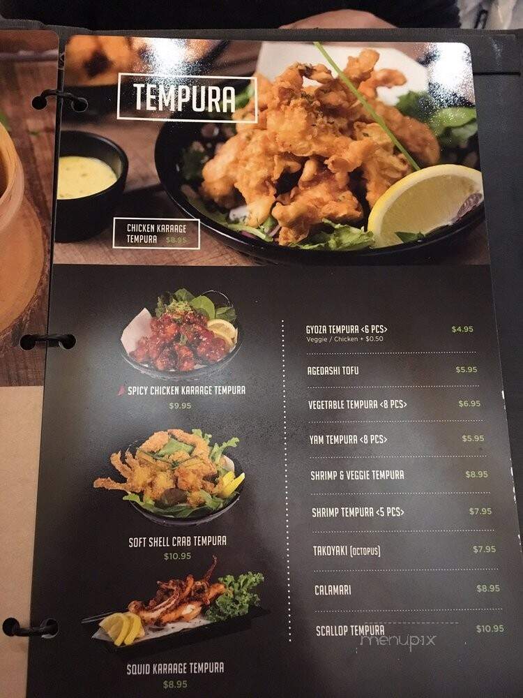 Kibo Sushi - Toronto, ON menu_pic