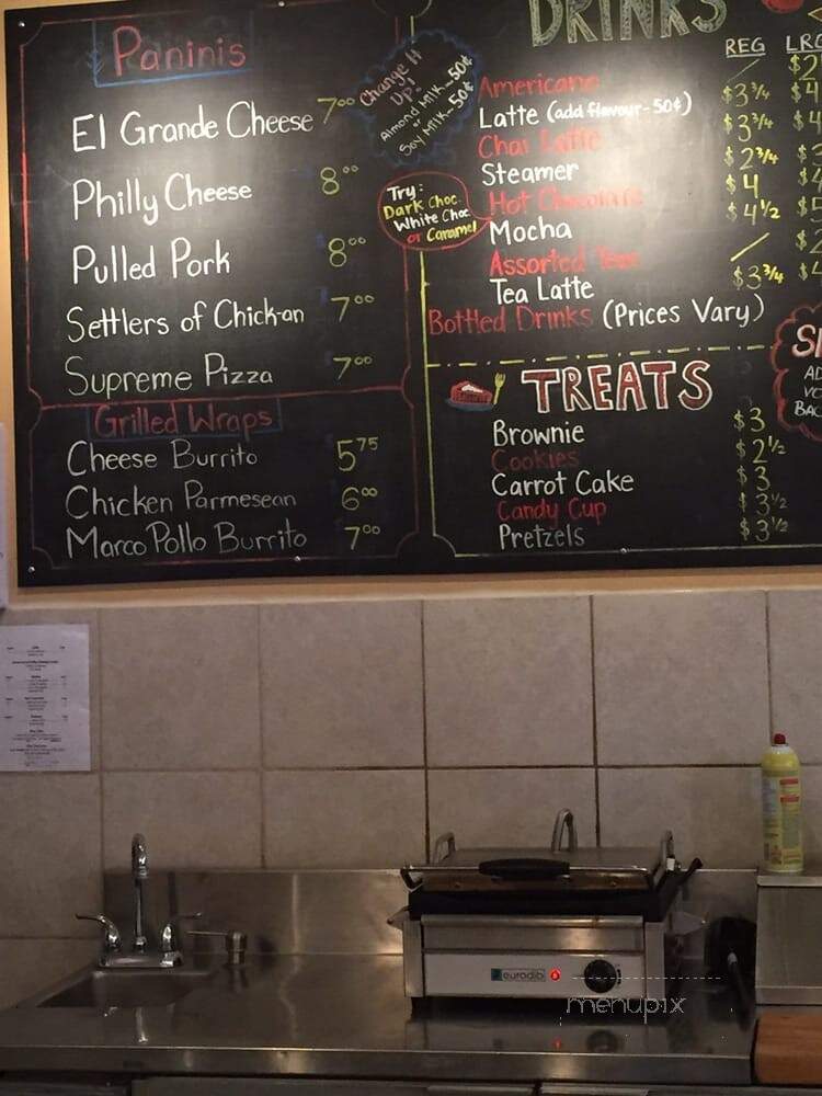 Table Top Cafe - Edmonton, AB menu_pic