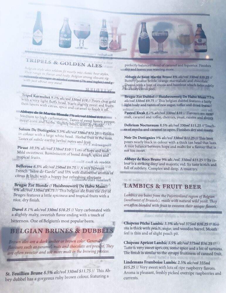 BierCraft Wesbrook - Vancouver, BC menu_pic