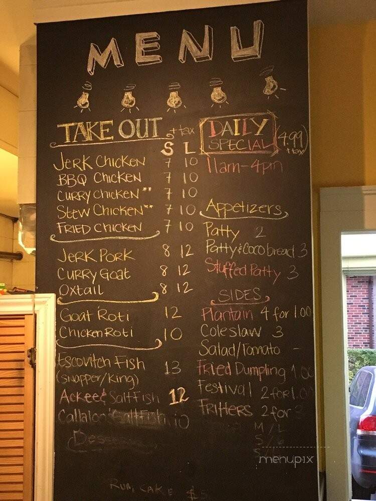 Nanalyn Jerk - North York, ON menu_pic