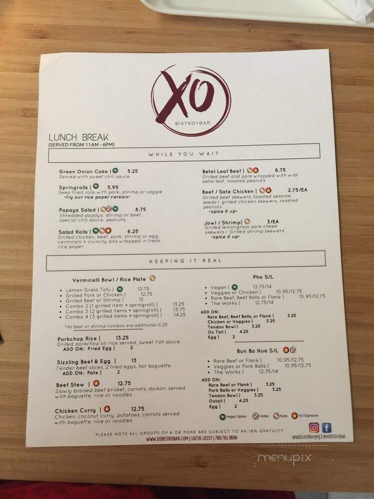 XO Bistro + Bar - Edmonton, AB