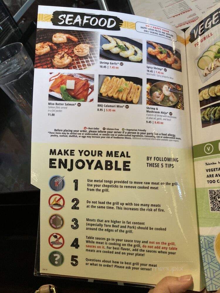 Gyu-Kaku Japanese BBQ - Vancouver, BC menu_pic