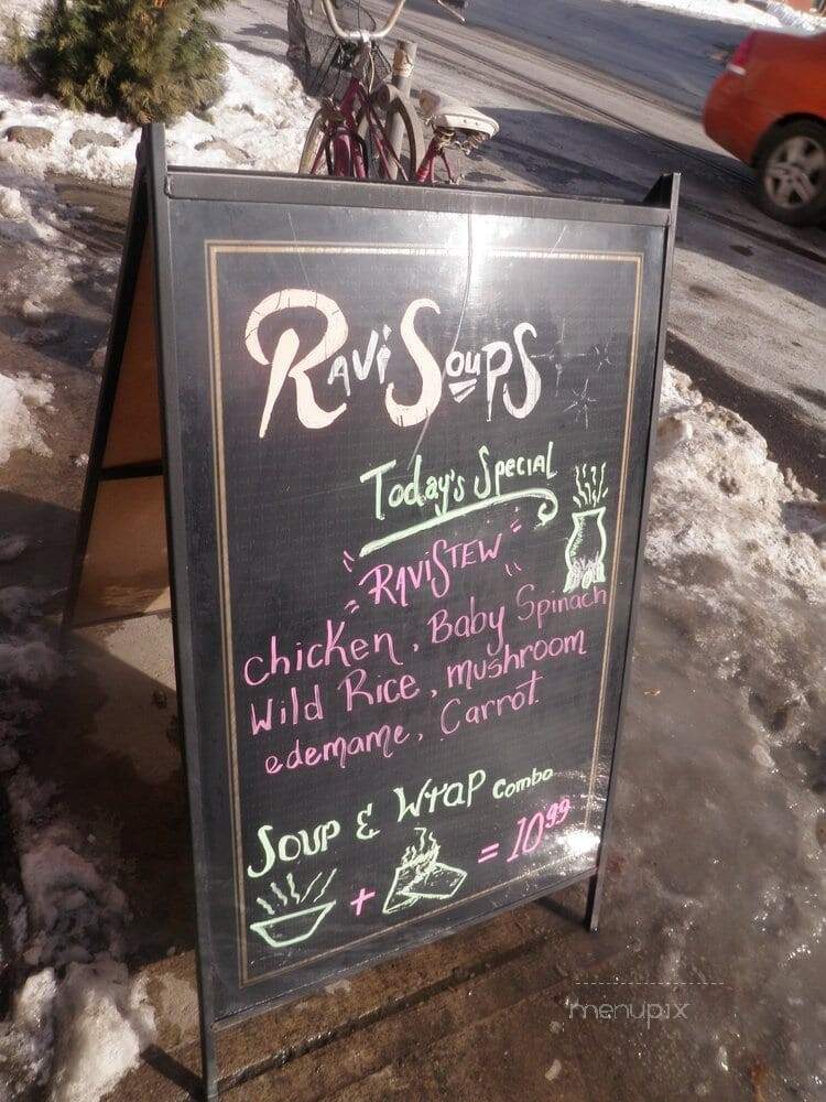 Ravi Soups - Toronto, ON menu_pic