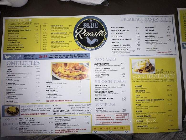 Blue Rooster - Ajax, ON menu_pic