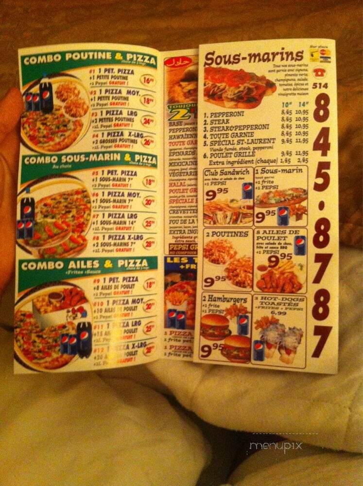 Pizza St-Laurent - Montreal, QC menu_pic