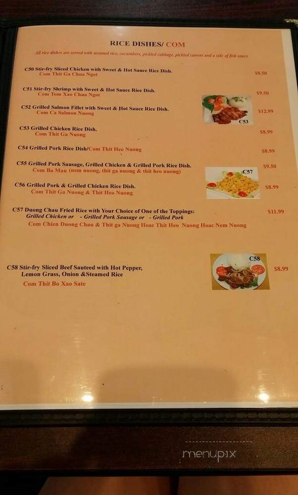 Pho Windsor - Windsor, ON menu_pic
