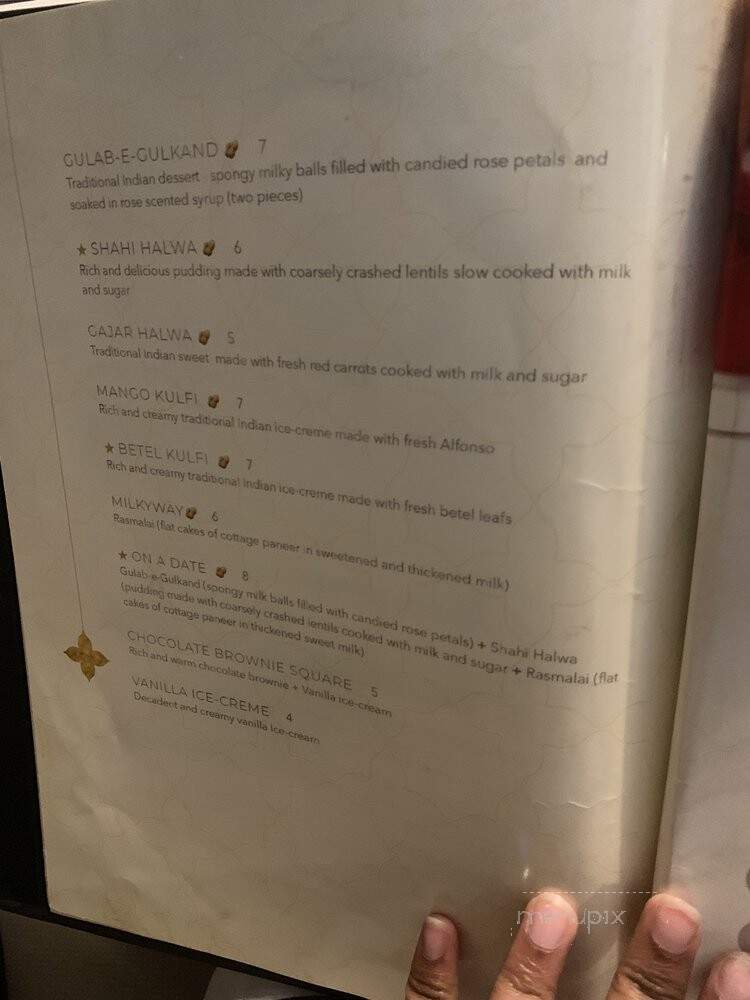 Chef Sanjeev Kapoor's Khazana - Milton, ON menu_pic