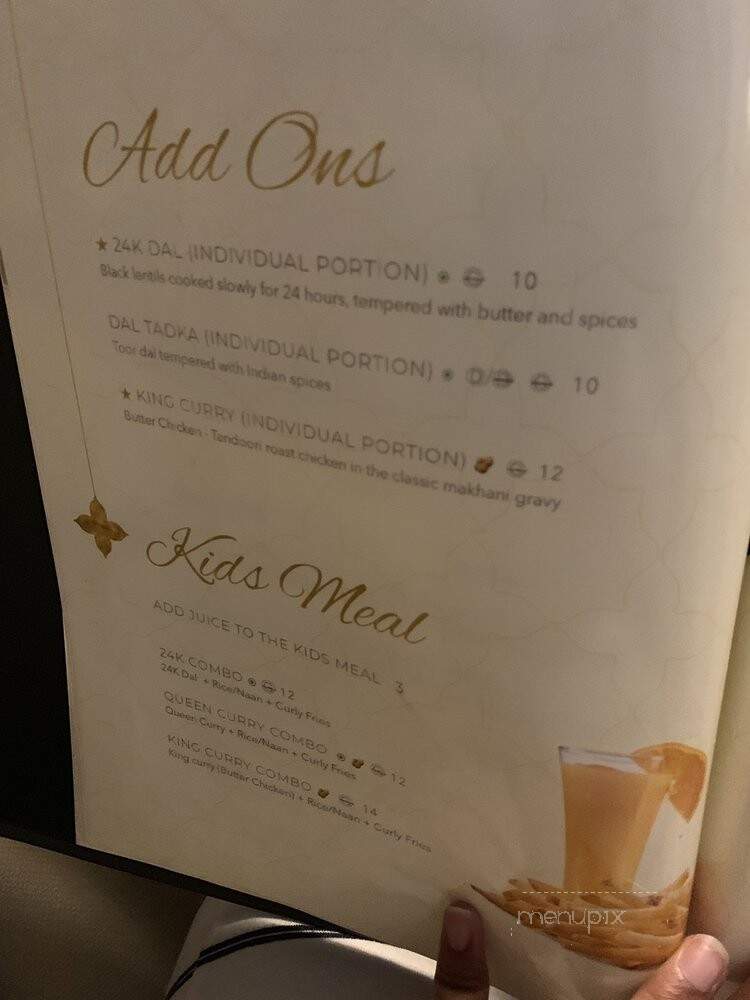 Chef Sanjeev Kapoor's Khazana - Milton, ON menu_pic