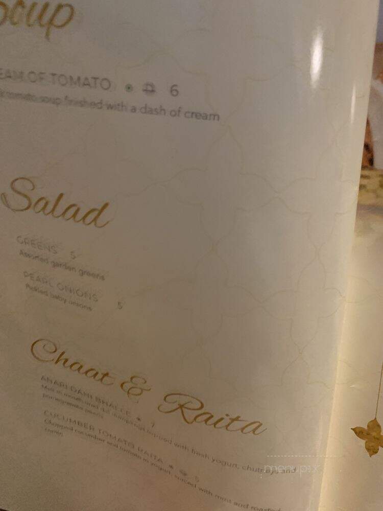 Chef Sanjeev Kapoor's Khazana - Milton, ON menu_pic