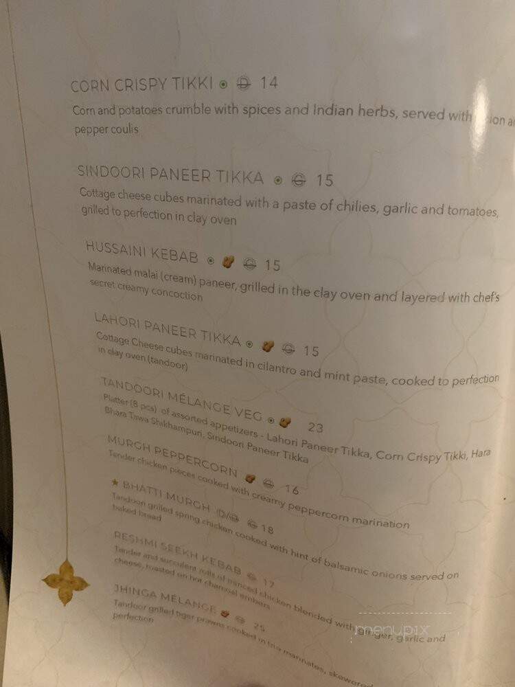 Chef Sanjeev Kapoor's Khazana - Milton, ON menu_pic