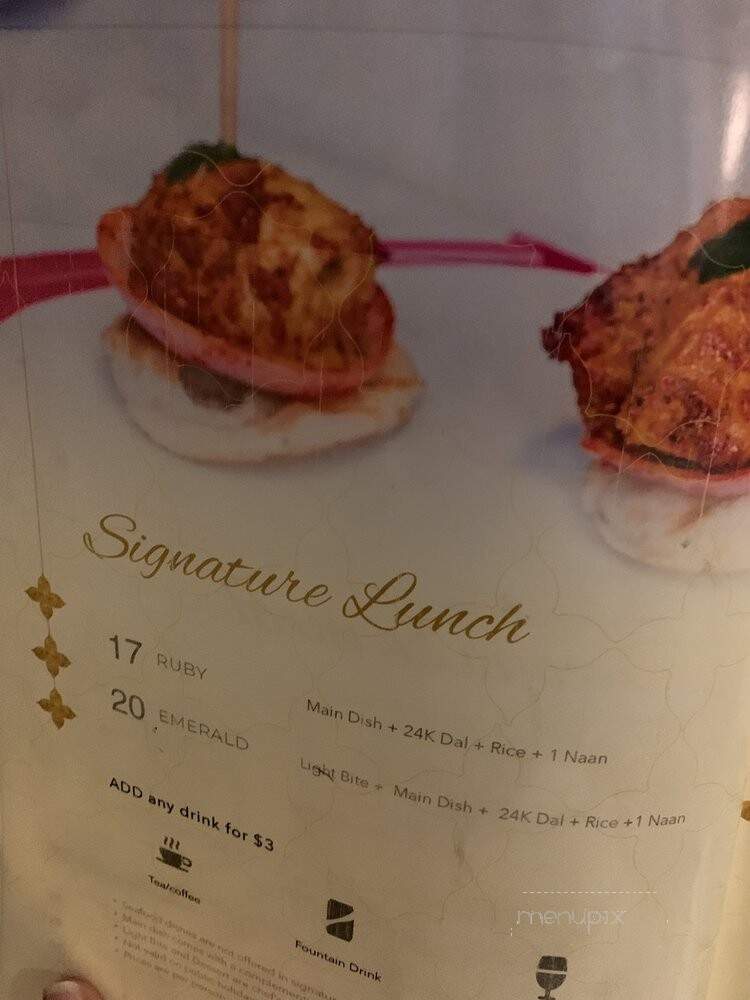 Chef Sanjeev Kapoor's Khazana - Milton, ON menu_pic