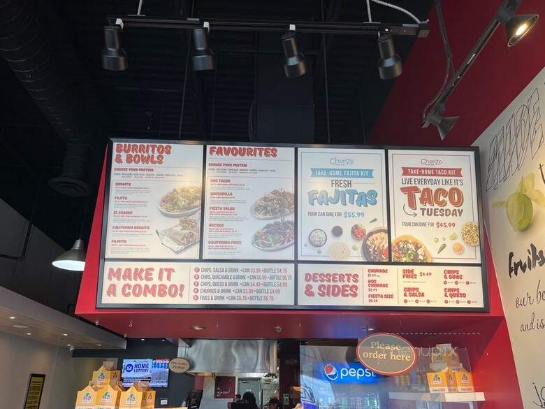 Chorizo Fresh Mex - Milton, ON menu_pic
