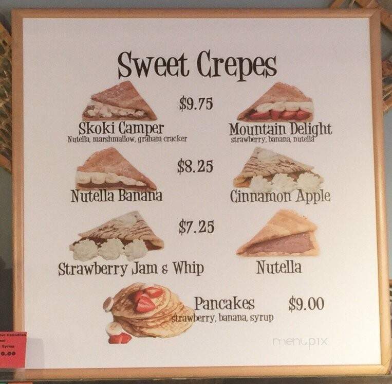 Skoki's Waffle & Frozen Yogurt - Banff, AB menu_pic