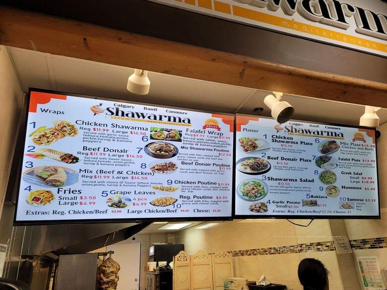 Banff Shawarma - Banff, AB menu_pic