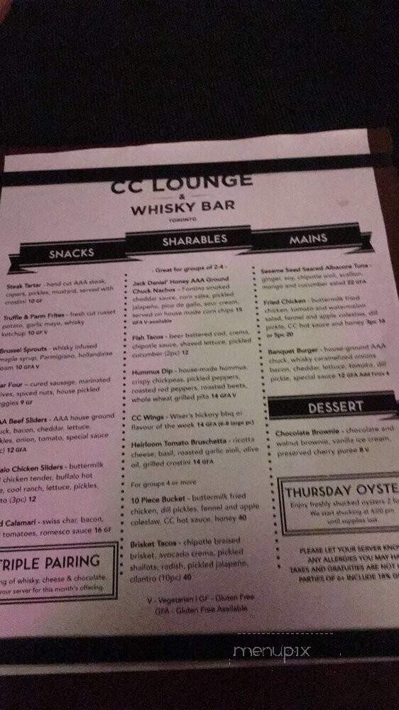 CC Lounge & Whisky Bar - Toronto, ON