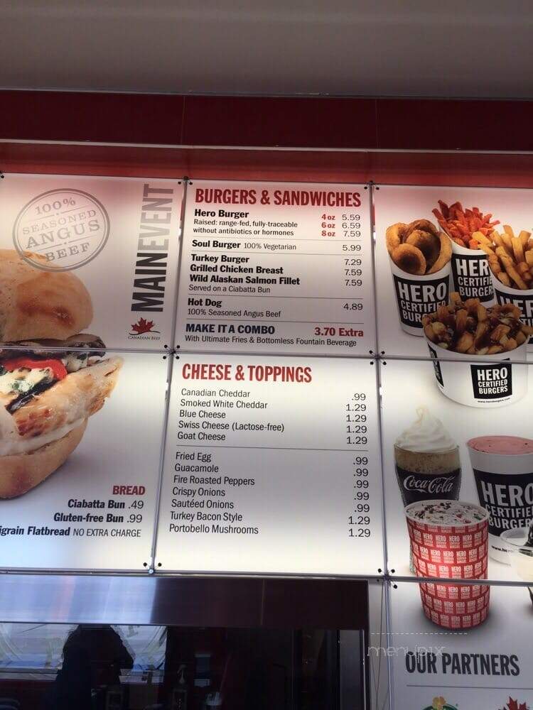 Hero Certified Burgers - Oakville, ON